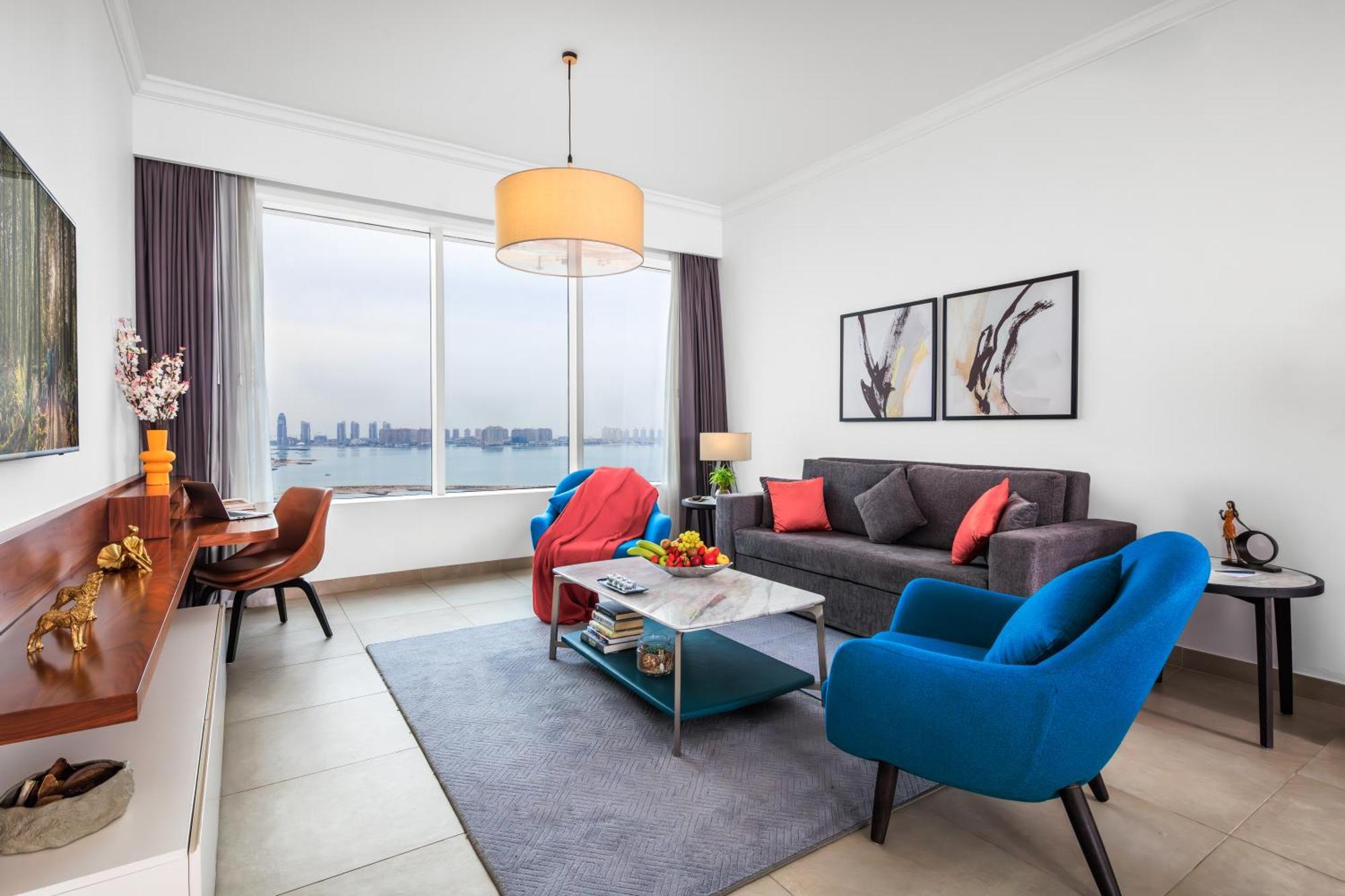 Somerset West Bay Doha Dış mekan fotoğraf Living room
